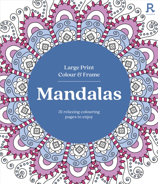 Large Print Colour & Frame - Mandalas