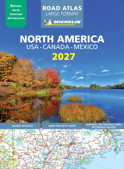 USA - Canada - Mexico 2026 Atlas (Large Format A3-Paperback)
