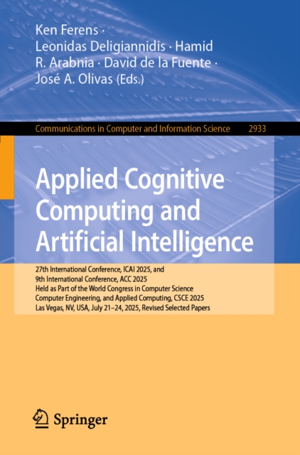 Applied Cognitive Computing and Artificial Intelligence