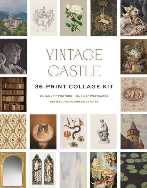Vintage Castle Wall Collage Kit
