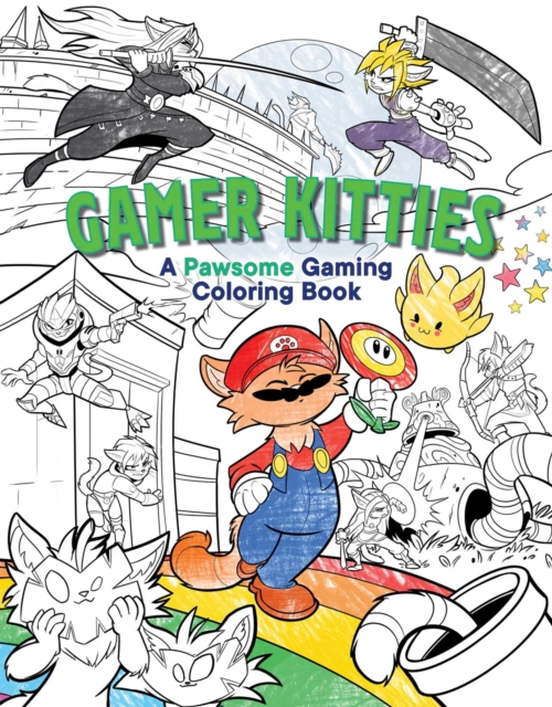 Gamer Kitties Coloring