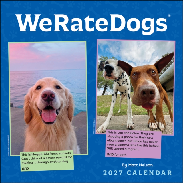 WeRateDogs 2027 Wall Calendar