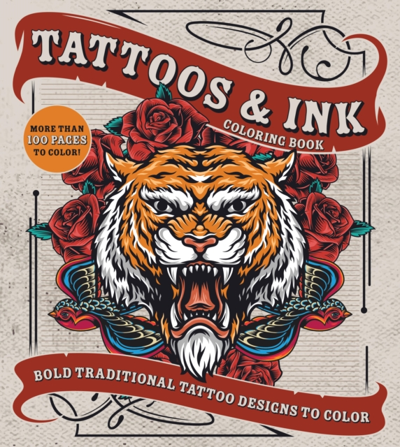 Tattoos & Ink Coloring Book