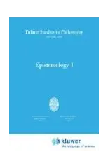 Epistemology I