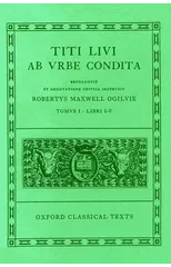 Livy Ab Urbe Condita Books I-V