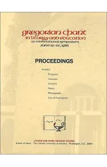 Ward Method Publications and Teaching Aids Bk. 4; Gregorian Chant in Liturgy and Education