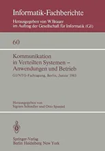 Kommunikation in Verteilten Systemen -- Anwendungen Und Betrieb