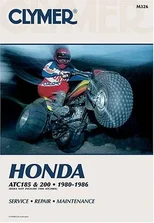 Honda ATC185 & ATC200 Series ATV (1980-1986) Service Repair Manual