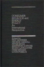 Consumer Behavior and Energy Policy