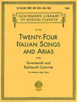 24 Italian Songs & Arias - Medium High Voice
