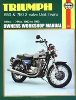 Triumph 650 & 750 2-Valve Unit Twins (63 - 83)