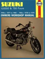 Suzuki GS550 (77 - 82) & GS750 Fours (76 - 79) Haynes Repair Manual