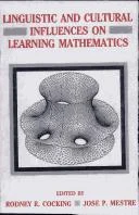 Linguistic and Cultural Influences on Learning Mathematics