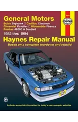 General Motors Buick Skyhawk, Cadillac Cimarron, Chevrolet Cavalier, Oldsmobile Firenza & Pontiac J-2000 & Sunbird (82 - 94)