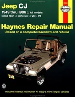 Jeep CJ for Jeep CJ models, Scrambler, Renegade. Laredo & Golden Eagle (1949-1986) Haynes Repair Manual (USA)