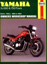 Yamaha XJ650 & 750 Fours (80 - 84) Haynes Repair Manual
