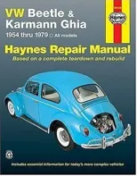 Volkswagen VW Beetle & Karmann Ghia (1954-1979) Haynes Repair Manual (USA)
