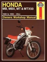 Honda MB, MBX, MT & MTX50 (80-93) Haynes Repair Manual
