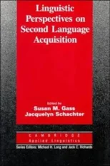 Linguistic Perspectives on Second Language Acquisition