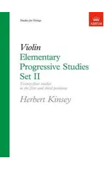 Elementary Progressive Studies, Set II for Violin