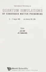 Quantum Simulations of Condensed Matter Phenomena - International Workshop