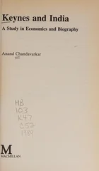 Keynes and India