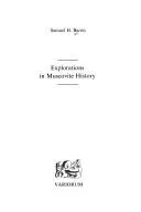Explorations in Muscovite History