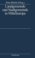Landgemeinde Und Stadtgemeinde in Mitteleuropa
