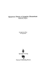 Quantum Theory of Angular Momentum