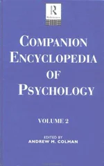 Companion Encyclopedia of Psychology