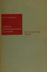 Abriss der mittelhochdeutschen Grammatik