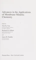 Advances in the Applications of Membrane-Mimetic Chemistry