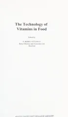 The Technology of Vitamins in Food (C&h)