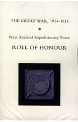 NZEF Roll of Honour, Great War 1914-1918