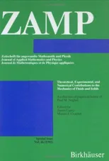 Theoretical, Experimental, and Numerical Contributions to the Mechanics of Fluids and Solids