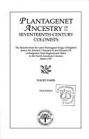 Plantagenet Ancestry of Seventeenth-Century Colonists