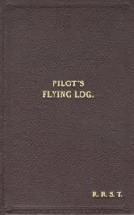 W/Cdr Robert Stanford Tuck Facsimile Flying Log Book