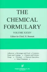 The Chemical Formulary Vol. 34