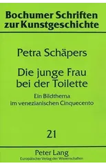 Die junge Frau bei der Toilette