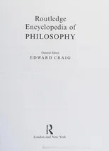 Routledge Encyclopedia of Philosophy 10V