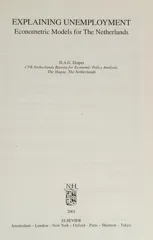 Explaining Unemployment