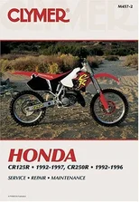 Honda CR125R (1992-1997) & CR250R (1992-1996) Motorcycle Service Repair Manual