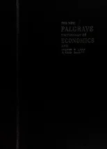 The New Palgrave Dictionary of Economics and the Law