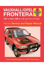 Vauxhall/Opel Frontera Petrol & Diesel (91 - Sept 98)