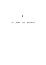 Les identites meurtrieres