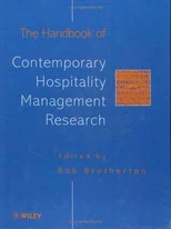 The Handbook of Contemporary Hospitality Management Research