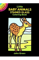 Little Baby Animals Stained Glass Colouring Book