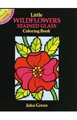 Little Wildflowers Stained Glass Colouring Book