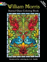 William Morris Stained Glass Coloring Book