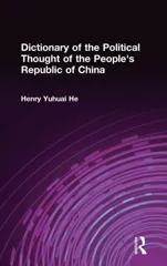 Dictionary of the Political Thought of the People's Republic of China